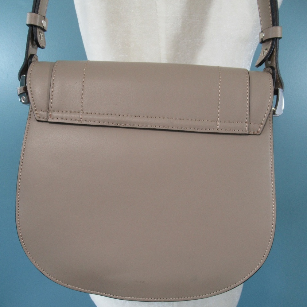 Nicoli  Tan Italian Leather Luxury Handbag - Picture 4 of 8